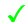 yes checkmark